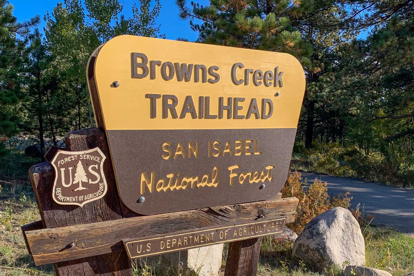 Tails and Trails: Brown Creek Falls Nathrop, Colorado